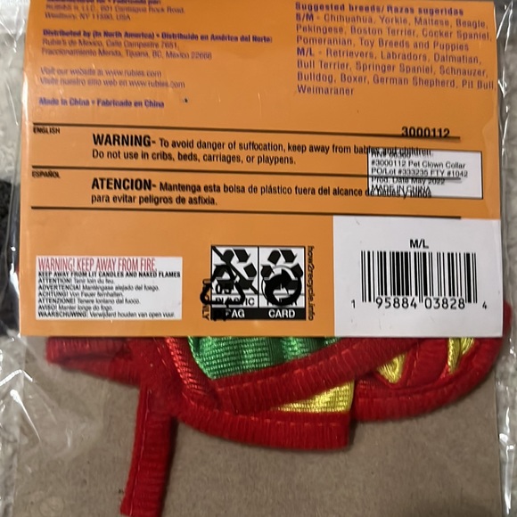 NWT Clown Collar For Cats Or Dogs - Picture 4 of 6